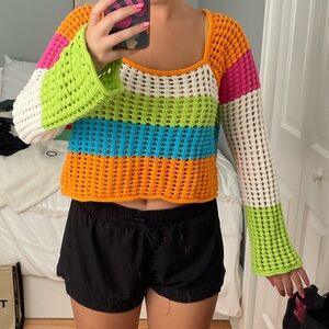 Target, wild fable colorful kint sweater